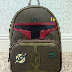 Star Wars Green and Brown Backpack Inspired by Boba Fett